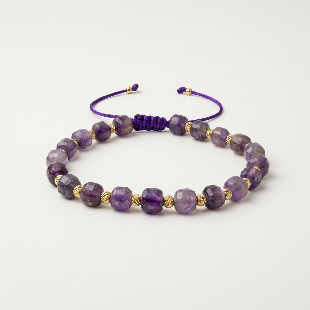 Amalfi - Aura | Ametist Bileklik