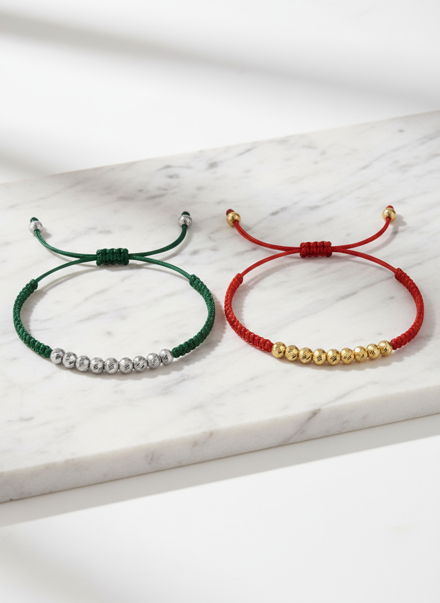 Milano - 14K Gold Kırmızı Örgü