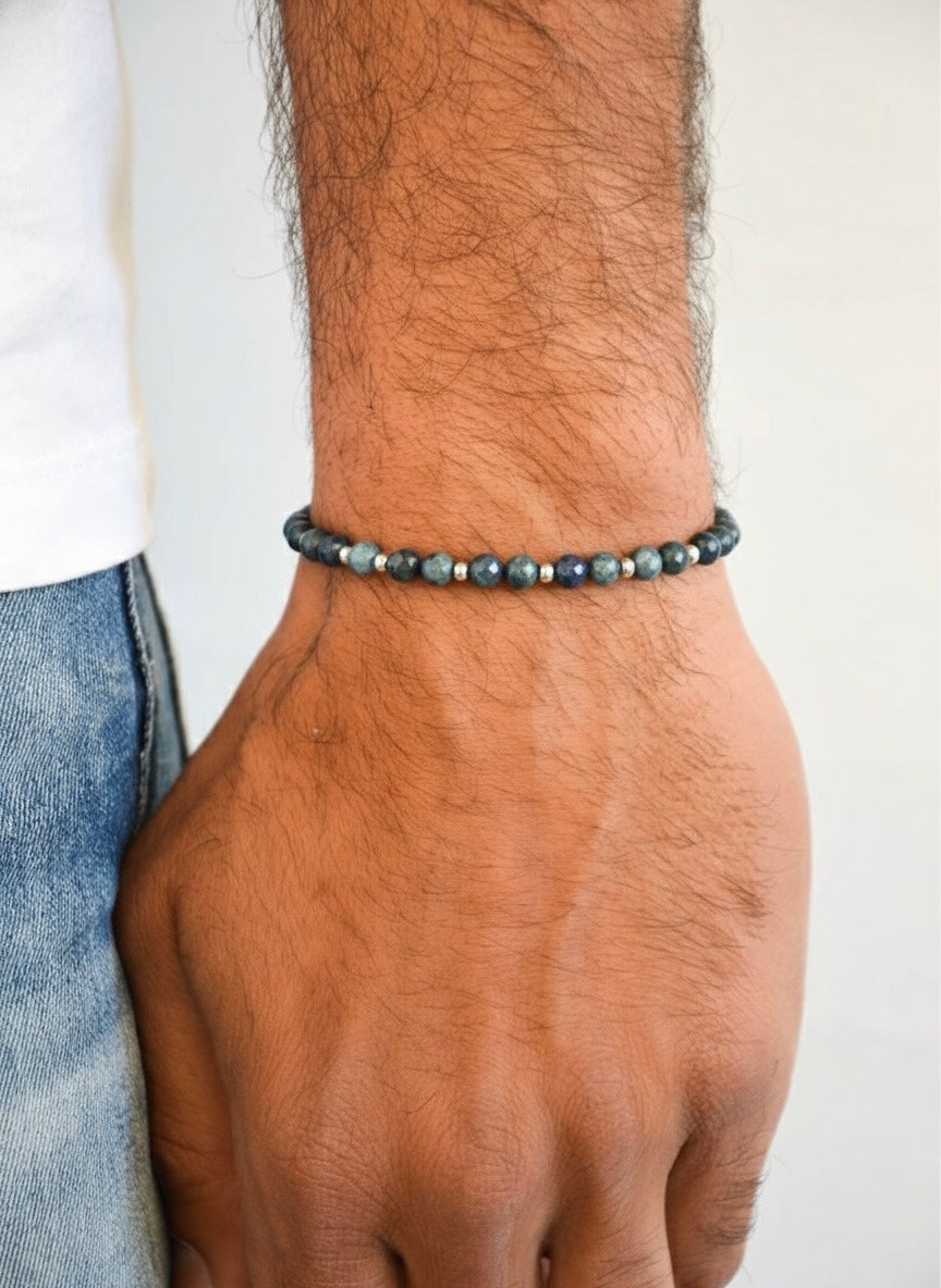 Capri Azzurra - Apatit Doğal Taş ve 925 Ayar Gümüş