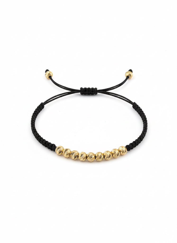 Milano - 14K Gold Siyah Örgü