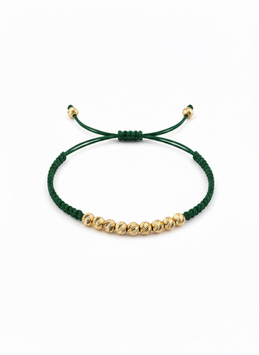 Milano - 14K Gold Yeşil Örgü