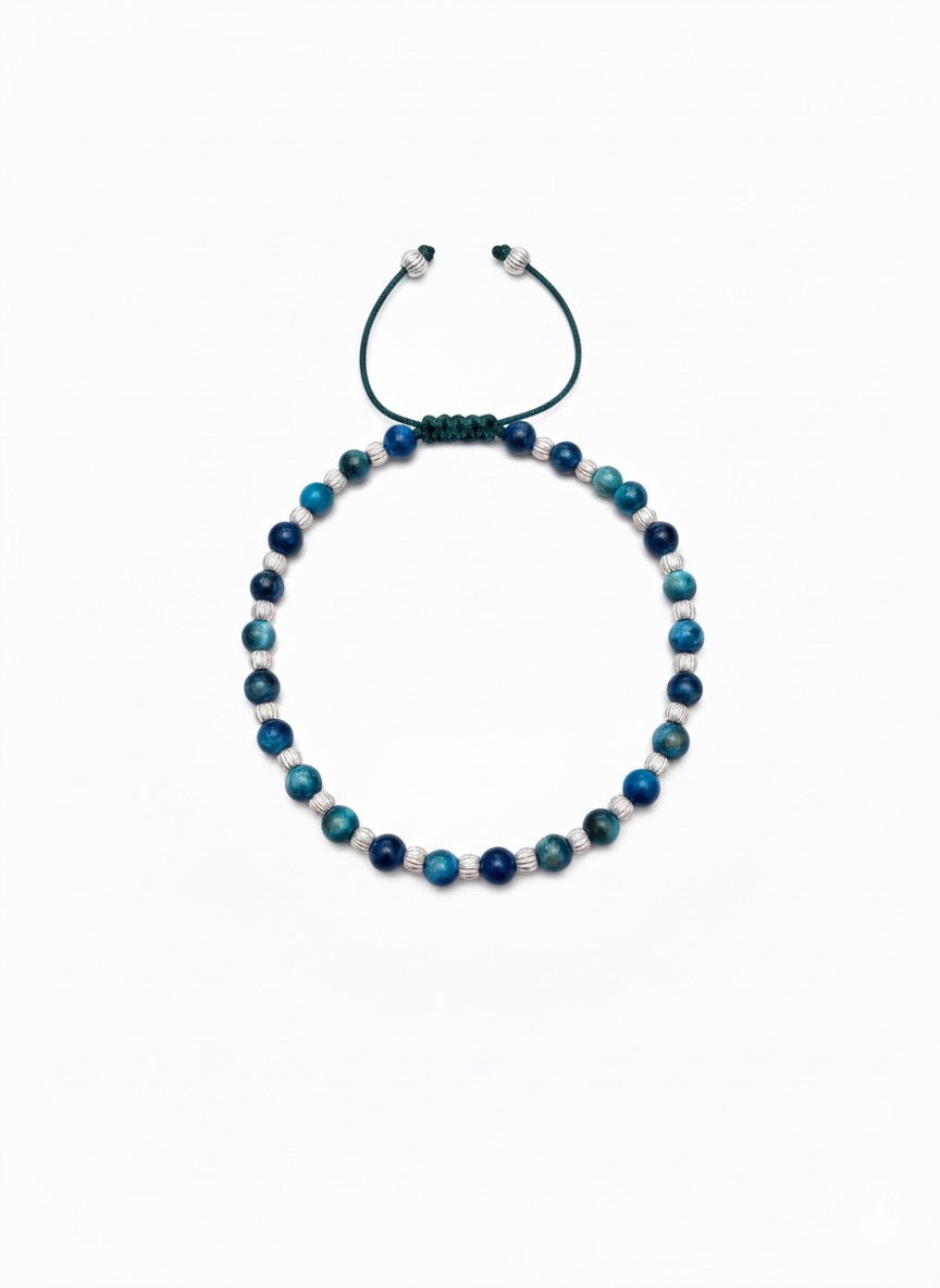 Capri Azzurra - Apatit Doğal Taş ve 925 Ayar Gümüş